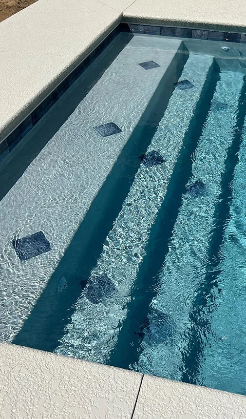 swimming pool steps