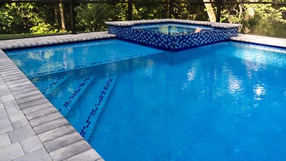 pool additions in a swimming pool