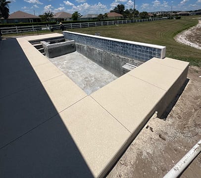 Deck Coating for a new swimming pool